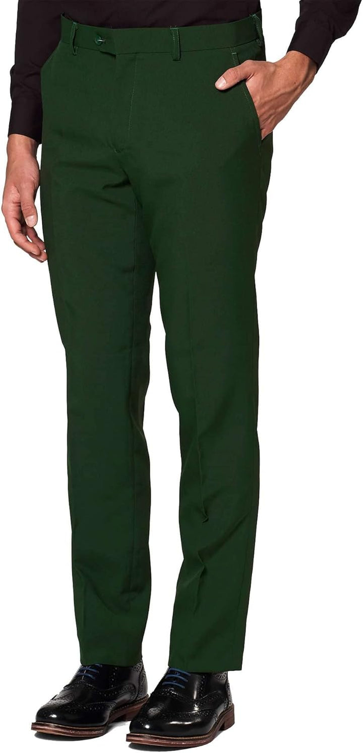 OppoSuits Herren Opposuits Halloween Suit For Men in Creepy And Stylish Print Anzug 48 Glorious Gree
