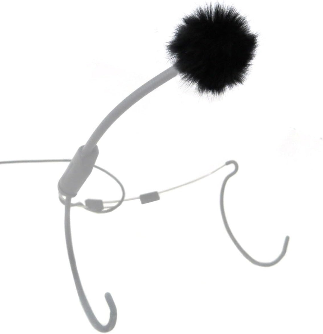 keepdrum WS05 Mini Fell-Windschutz für Lavalier-Mikrofone Ansteckmikrofone und Headsets