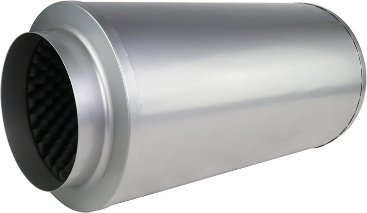 LABT Rohrschalldämpfer mit Akustikschaum Lüftung Zu und Abluft Durchmesser 200 mm Dämmstärke 50 mm G