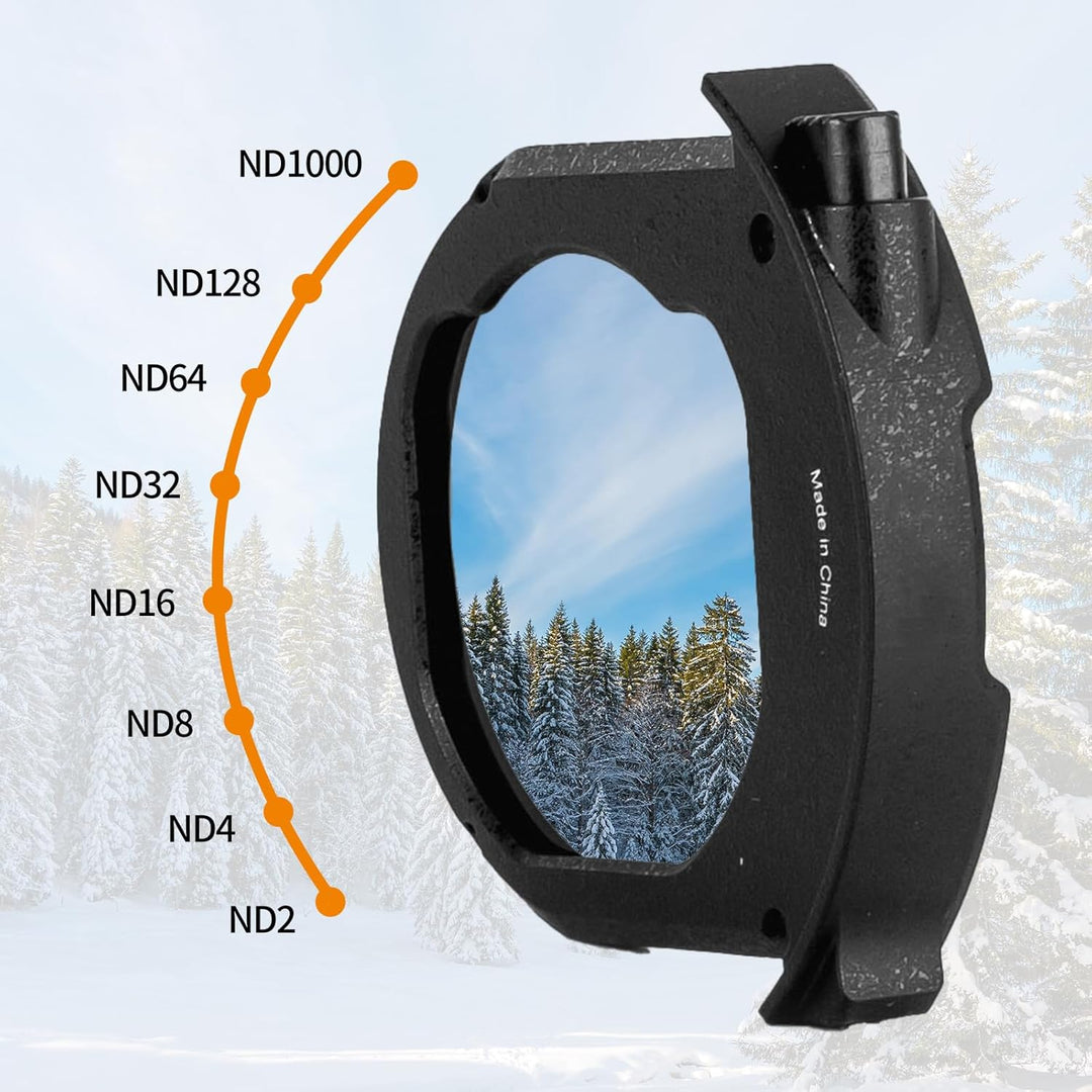 Meike ND4 Drop-in Filter für Canon und Meike Drop-in Filter Mount Adapter Serie