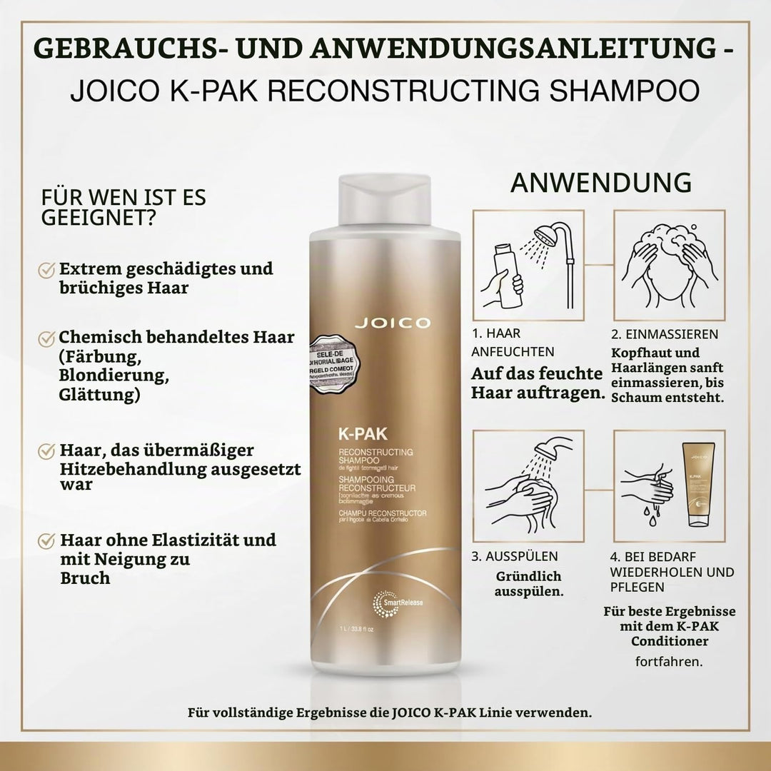 Joico - K-Pak Reconstucting Shampoo 1000 ml