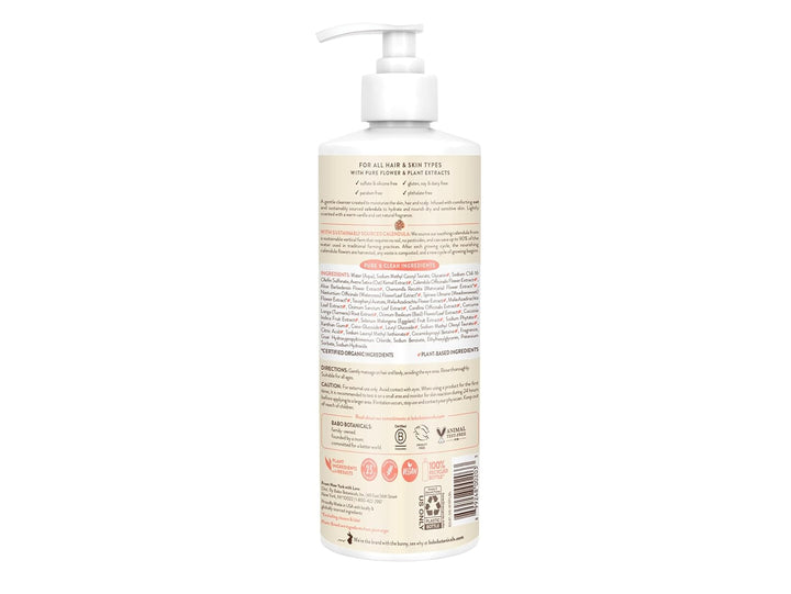 Babo Botanicals Baby Shampoo And Wash - Moisturizing - Oatmilk - 16 Oz
