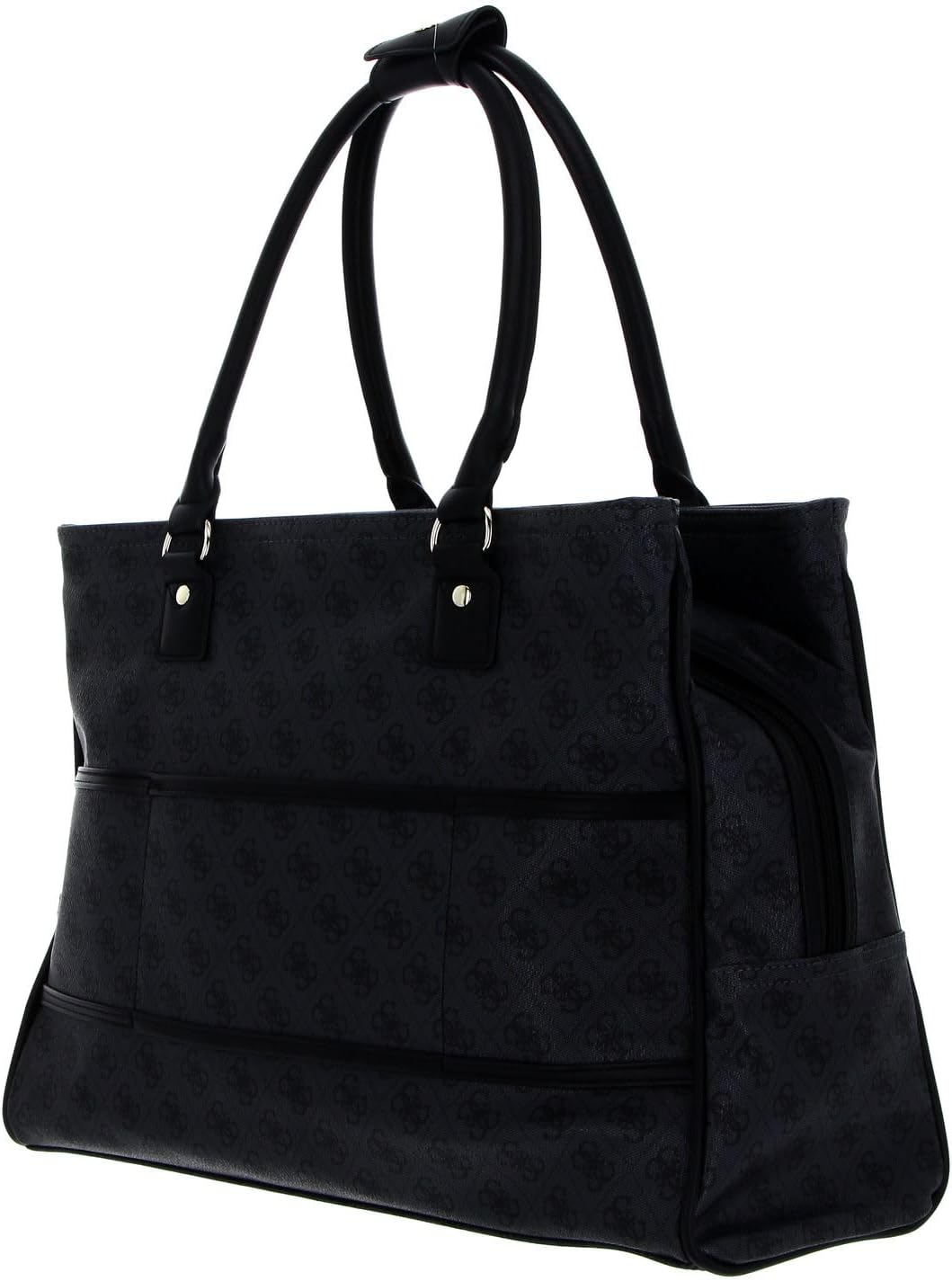GUESS Damen Jesco Shopper Tote Bag Anthrazit, Kohlefarben