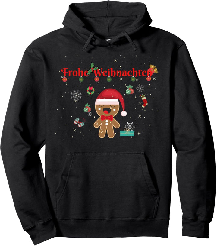 FROHE WEIHNACHTEN Kinderhit I Der Fröhliche Lebkuchenmann Pullover Hoodie