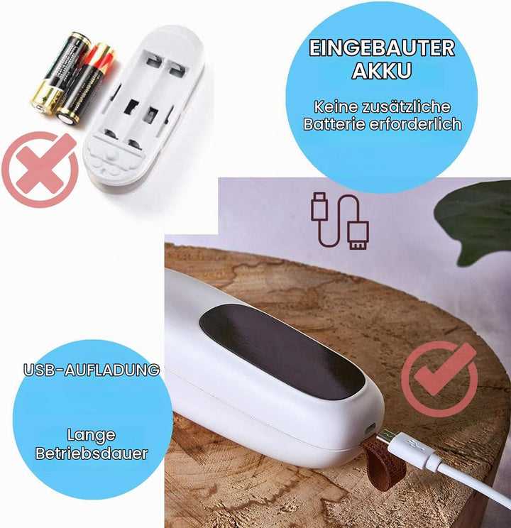 WELUV Mini Folienschweissgerät mit Cutter USB Tüten Verschweisser Hohe Sicherheit Bag Sealer Aufladu