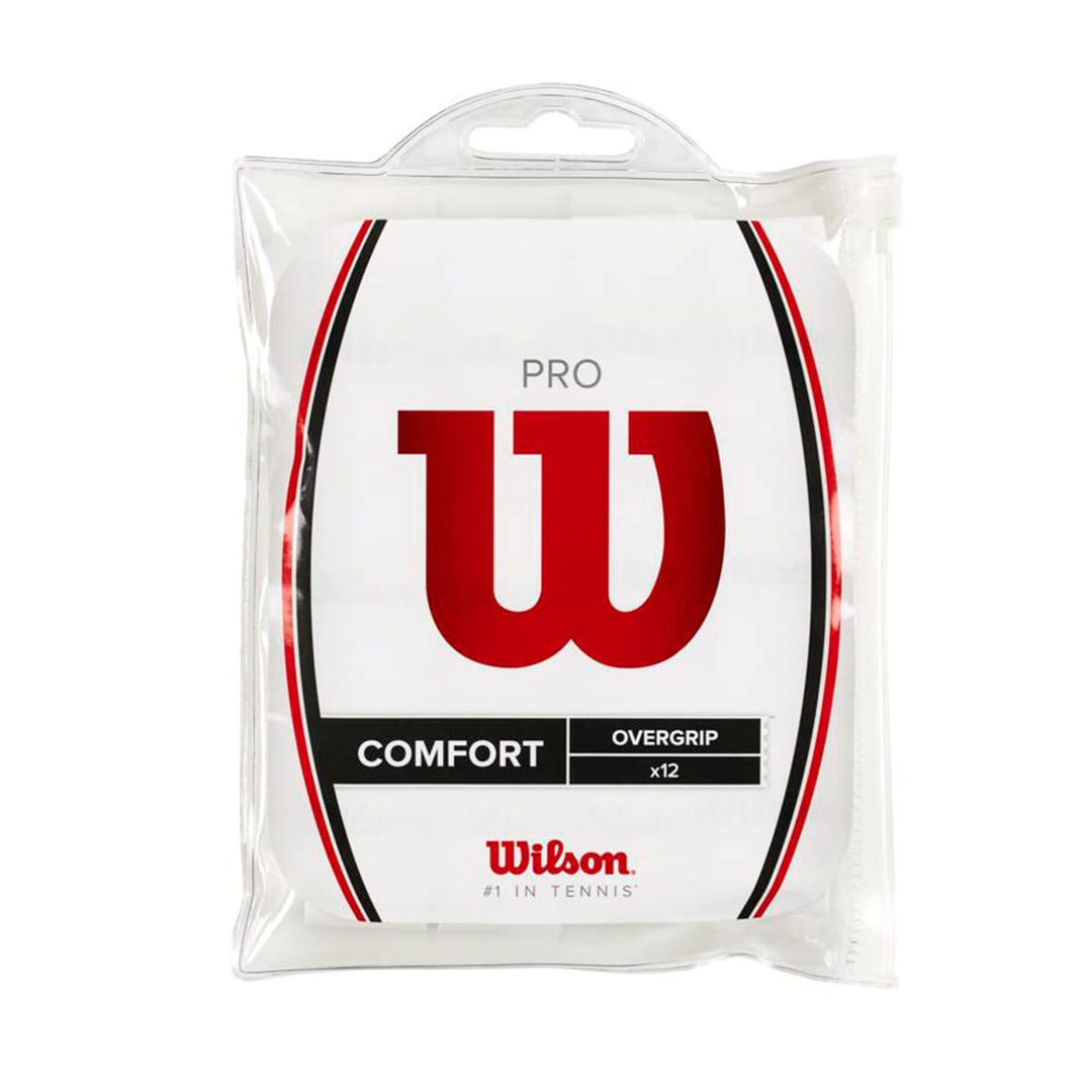 Wilson Griffband Pro Overgrip 12 Pack, Weiss