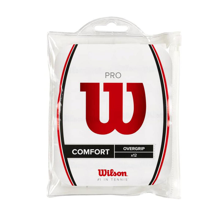 Wilson Griffband Pro Overgrip 12 Pack, Weiss
