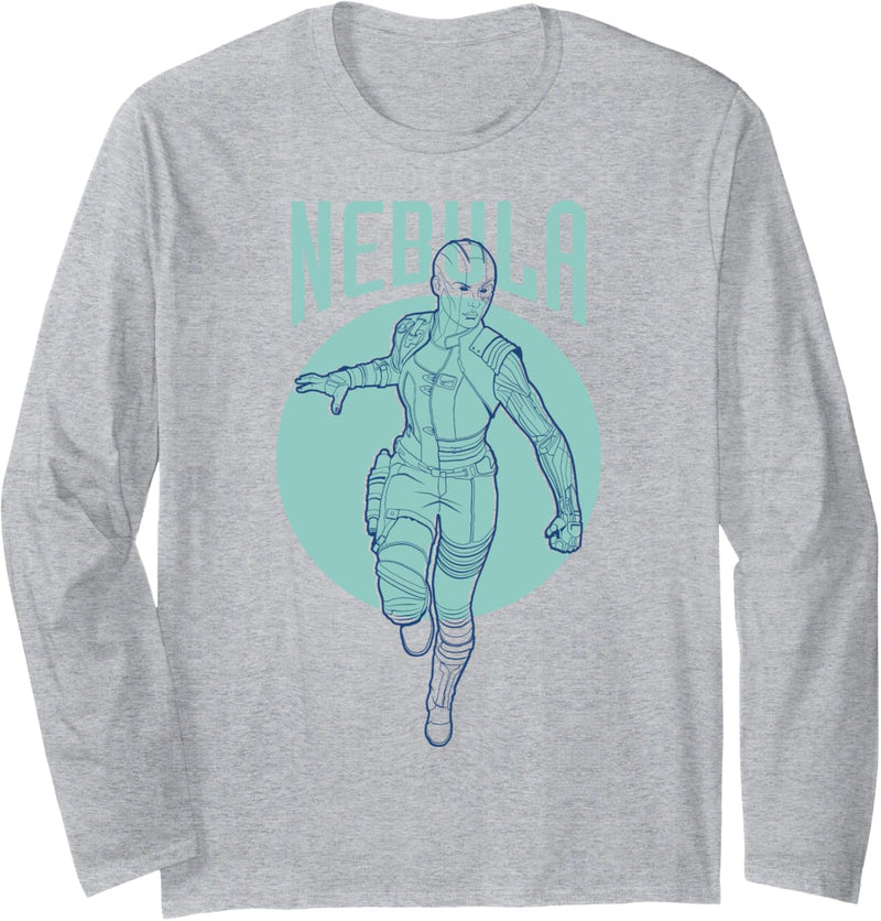 Marvel Avengers: Endgame Nebula Outline Langarmshirt