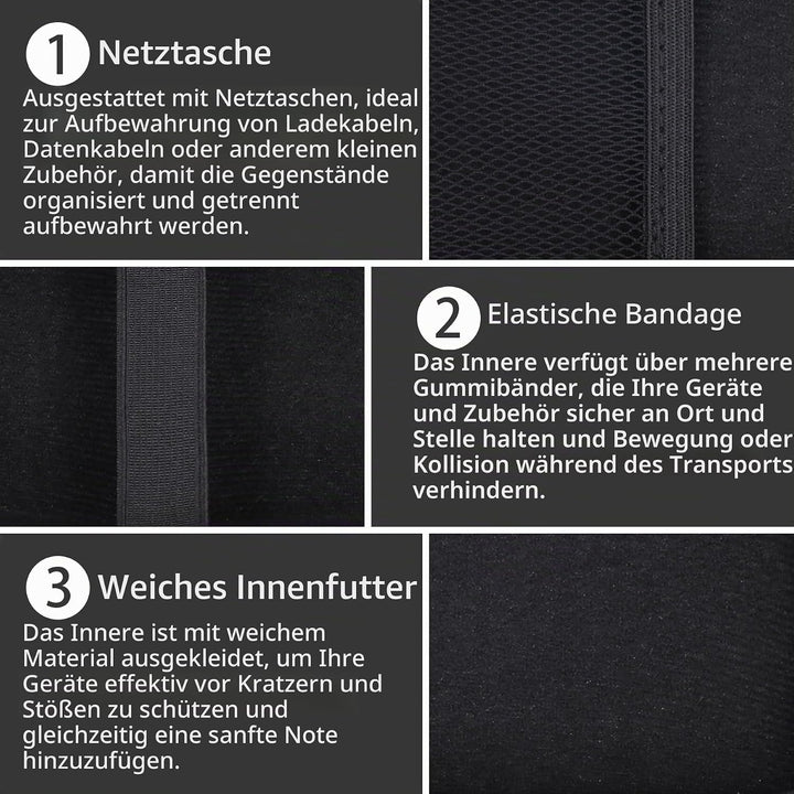 co2CREA Harte Reiseschutzhülle Etui Tasche für Xvive XV1-R Digitaler Handheld Recorder,Nur hülle, fü
