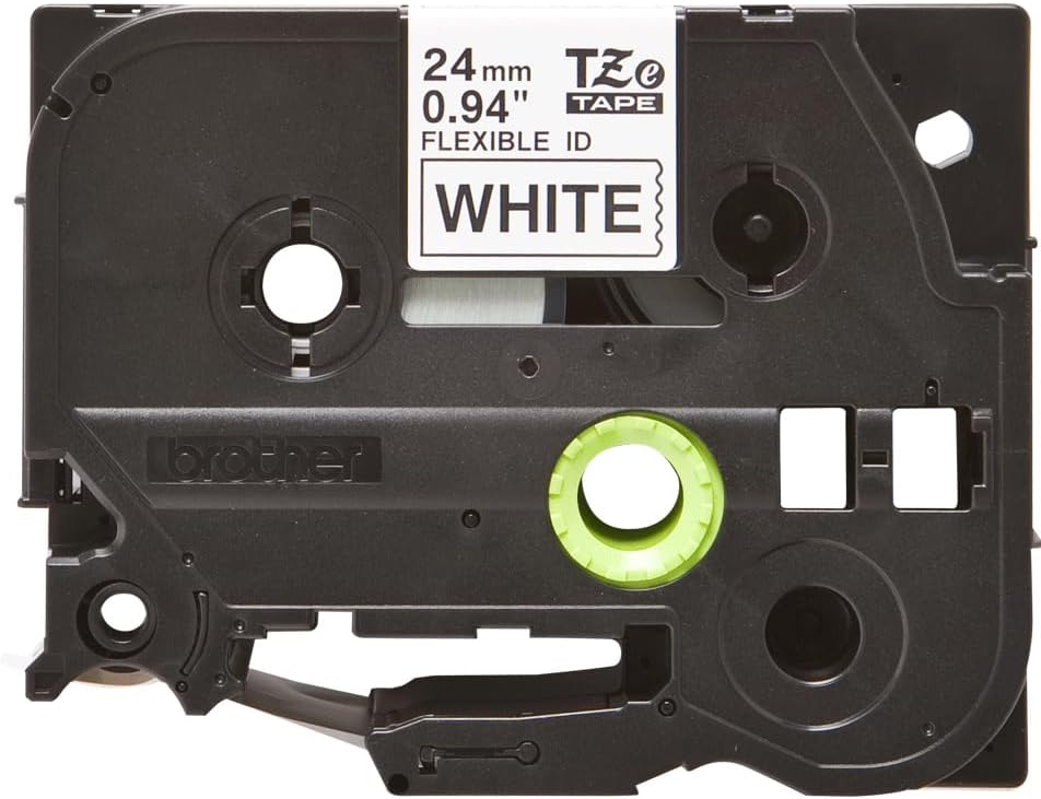 Brother Original P-touch Flexi-Schriftband TZE-FX251 24 mm, schwarz auf weiss (u.a. für Brother P-to