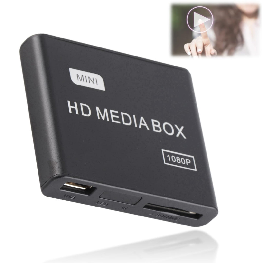 1080P Full HD Box Media Player, Starke Kompatibilität, Perfekte Dekodierung, Schönes Aussehen für TV