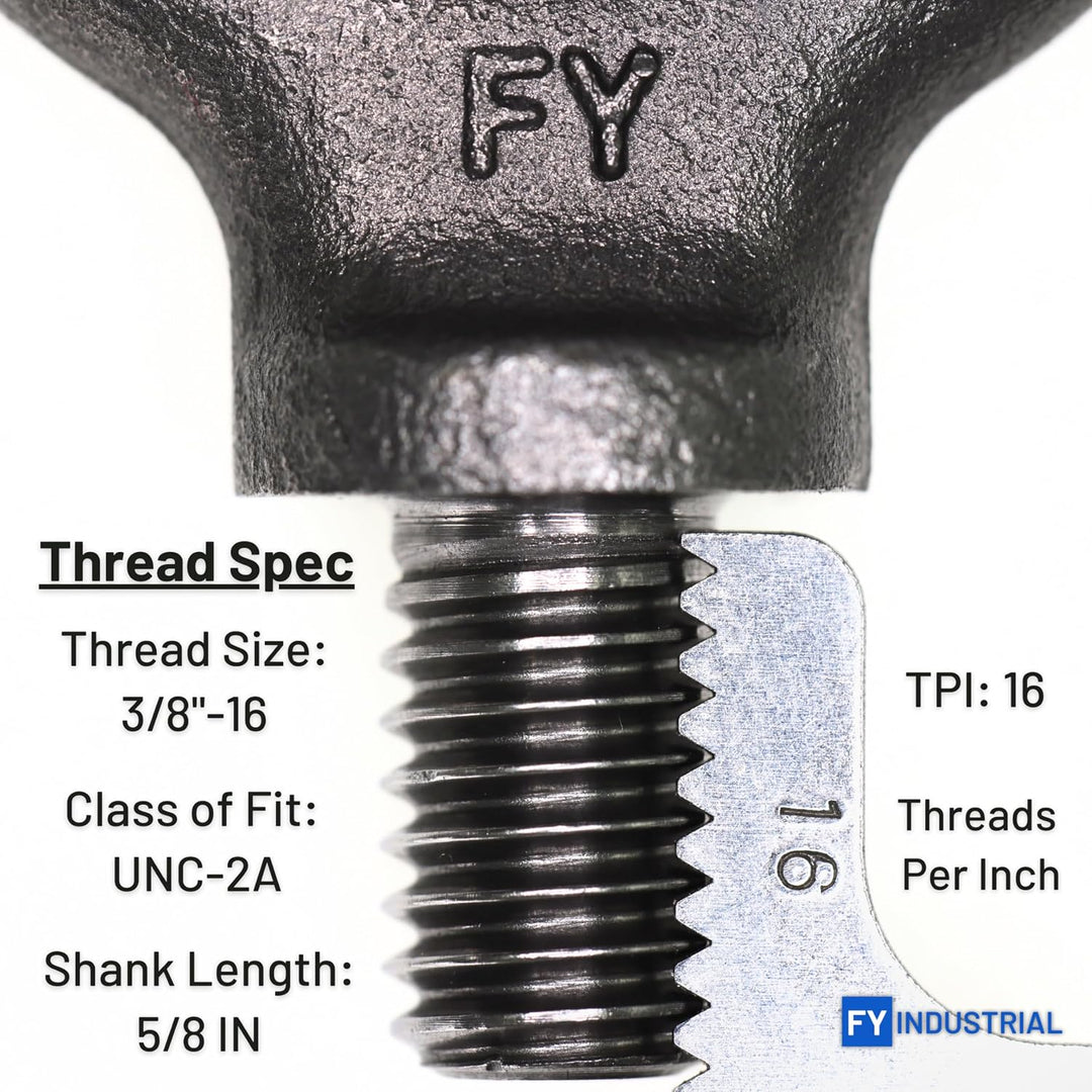 2 Pcs Lifting Shoulder Eye bolt 3/8"