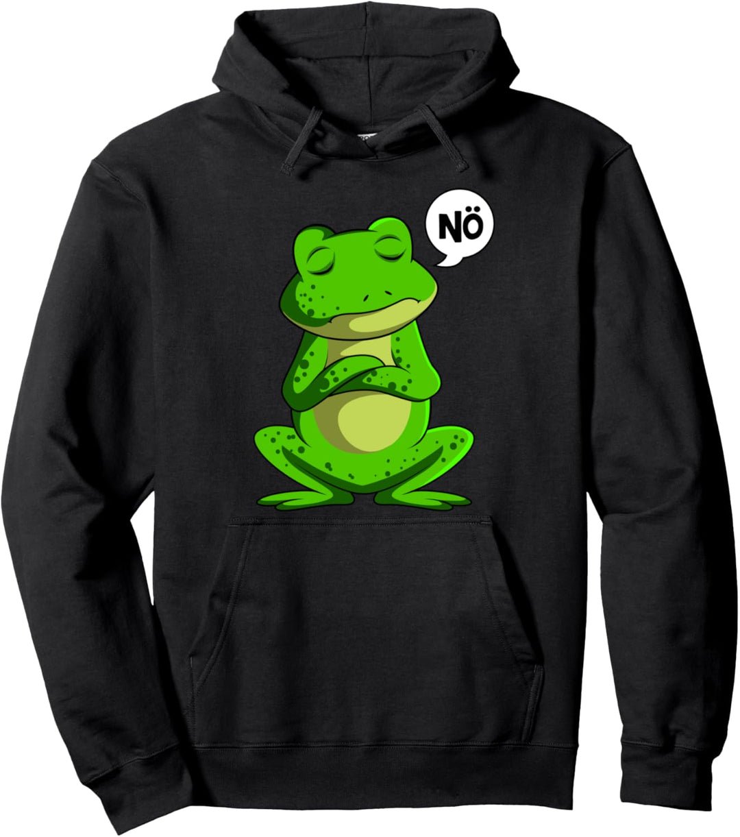 Frosch Nö Frösche Jungen Mädchen Kinder Pullover Hoodie
