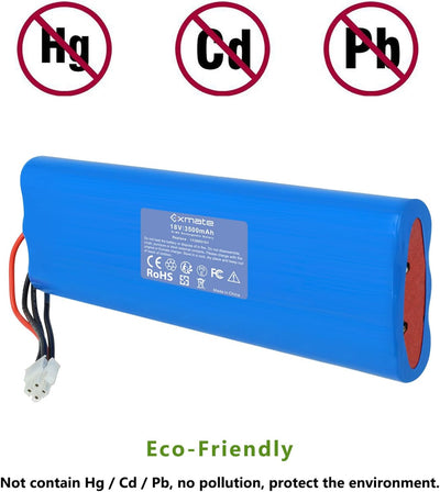 Exmate 18V NiMH 3500mAh Akku kompatibel mit Husqvarna Automower 210AC, 210C, 220AC, 230ACX, 260ACX,