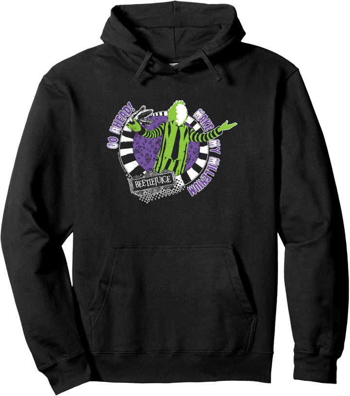 Beetlejuice Go Ahead Pullover Hoodie