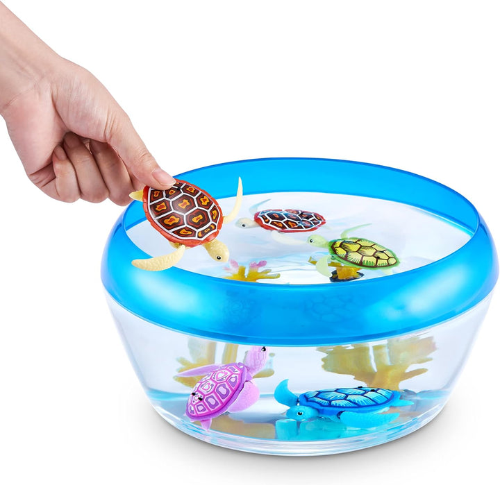 Robo Turtle Roboter-Schwimmschildkröte (2er Pack, Orange & Blau) Orange & Blue Series 2, Orange & Bl