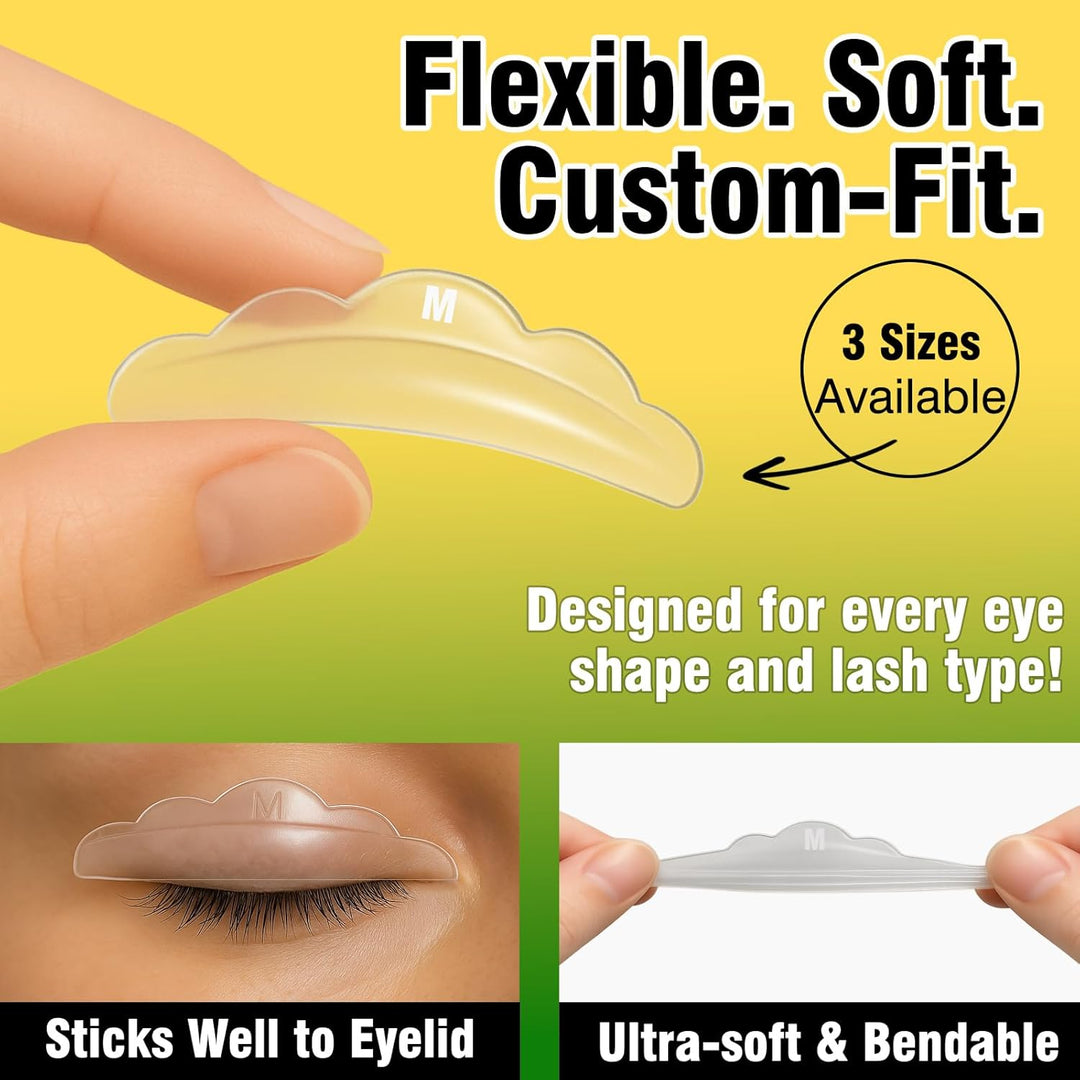 2-IN-1 Wimpernlifting Set & Augenbrauen Lifting Set, Professionelles DIY Lash Lifting & Brow für vol
