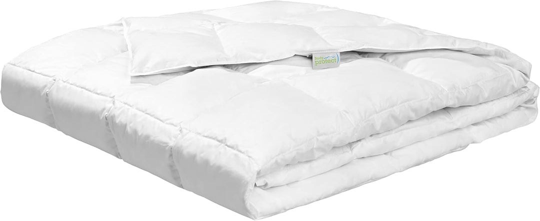 Bodyprotect leichte Daunendecke, Sommerdecke 100% neuen Daunen (60%) &amp; Federn (40%), Kassettendecke,