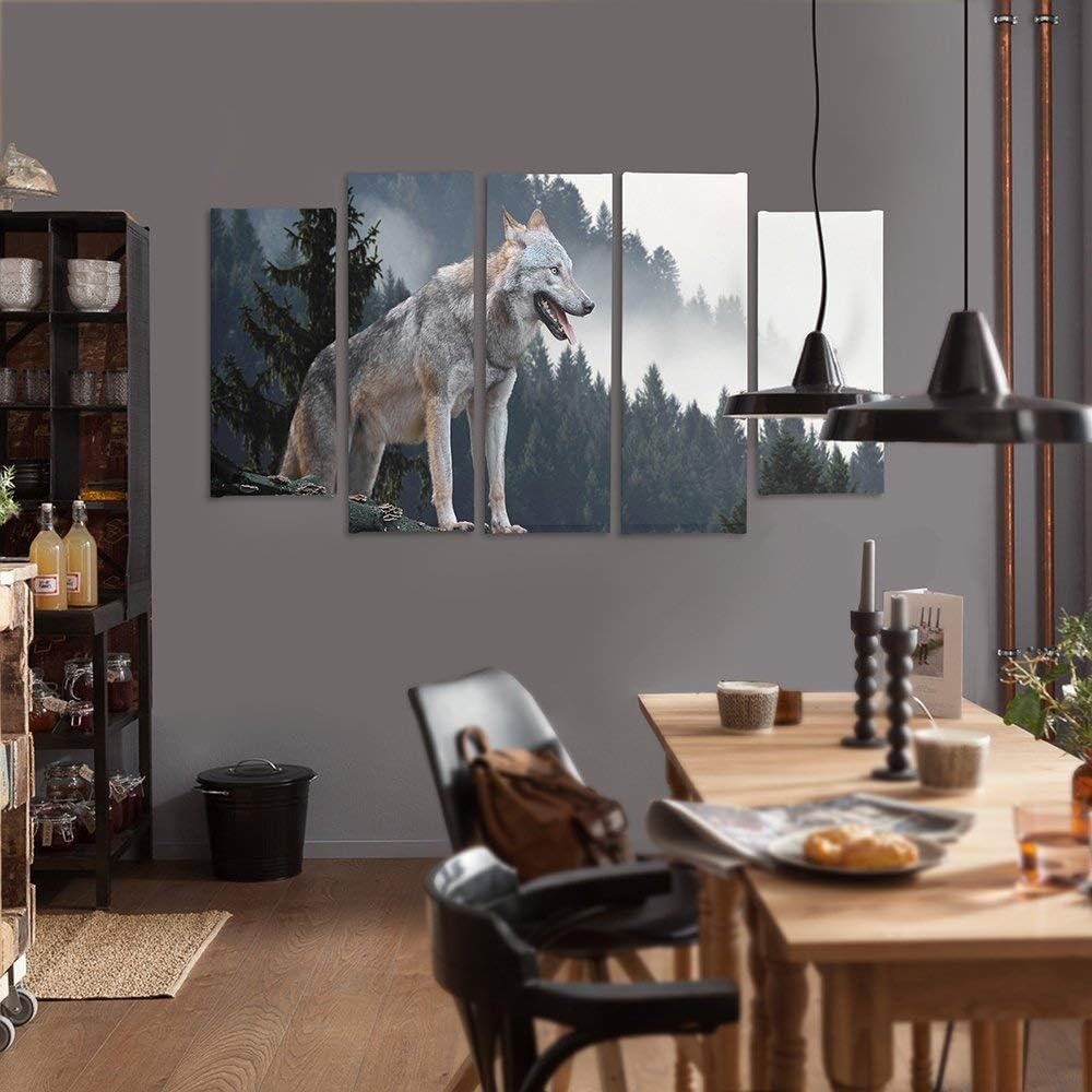 Feeby. Wandbild - 5 Teile - Deko Bilder, gedrucktes Bild, Deco Panel, Foto, Kunstdrucke, 5-Teilig, T