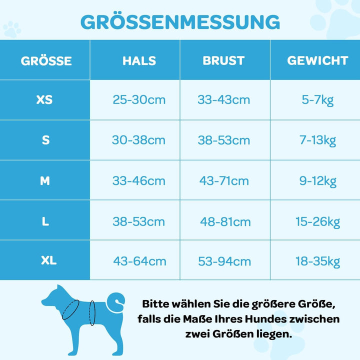 FURRYFECTION Anti Zug Hundegeschirr, Brustgeschirr kleine Hunde Sicherheitsgeschirr Welpen, Antizugg