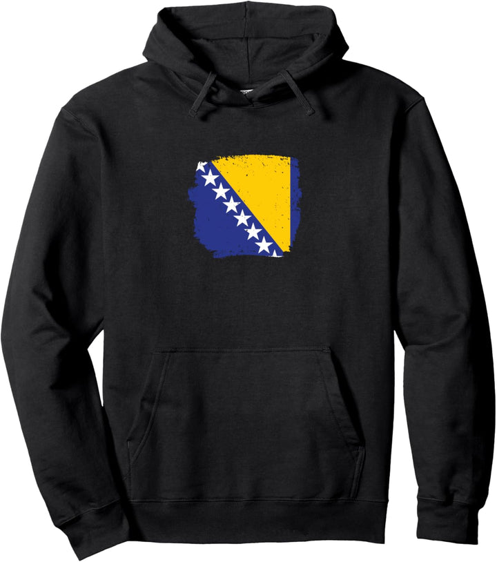 Bosnien Bosnische Flagge Stolzer Bosnier Pullover Hoodie
