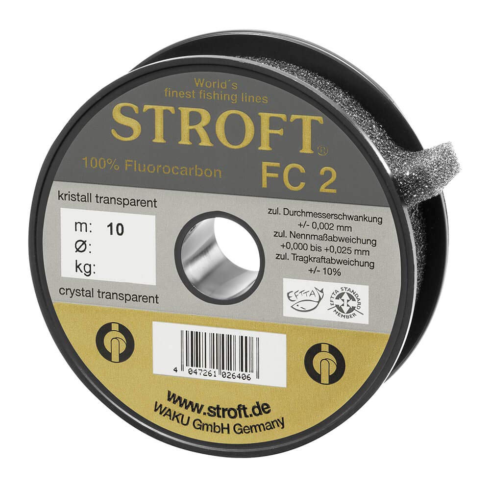 Schnur STROFT FC2 Fluorocarbon 10m Vorfach 1,100mm 62kg, 1,100mm 62kg