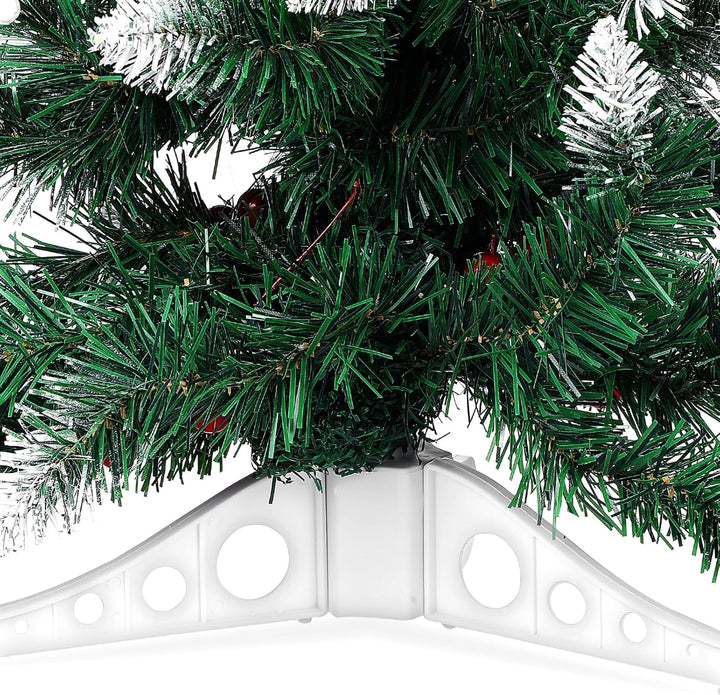 Homoyoyo Christmas Tree Base Abnehmbarer Weihnachtsbaumständer Für Künstliche Bäume Stabiler Weiss E