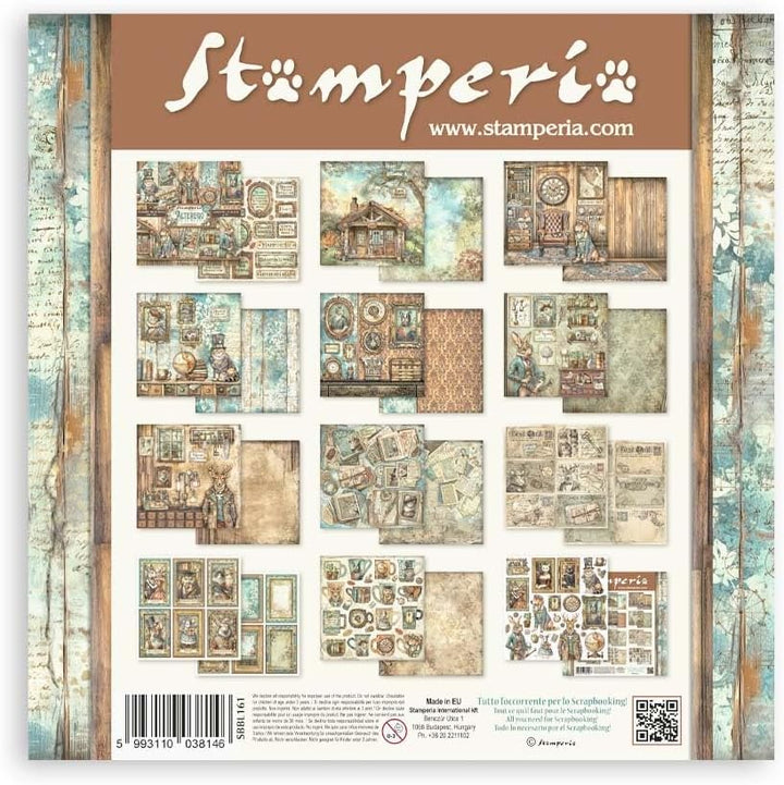Stamperia - Scrapbook Paper Pad for Scrapbooking, Albums, Card Making, Bullet Journalling and More,