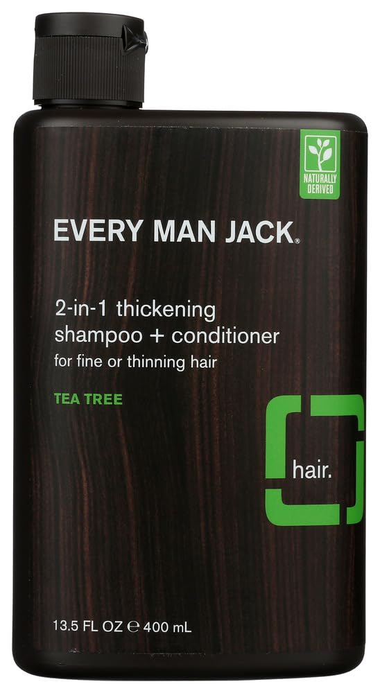Every Man Jack 2-in-1 Thickening Shampoo Tea Tree -- 13.5 fl oz by Every Man Jack