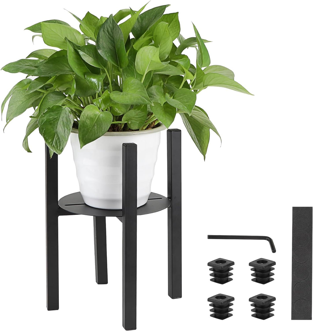 lalago Verstellbarer Pflanzenständer Blumenständer, 31cm hoch Pflanzenständer Blumentopfständer aus