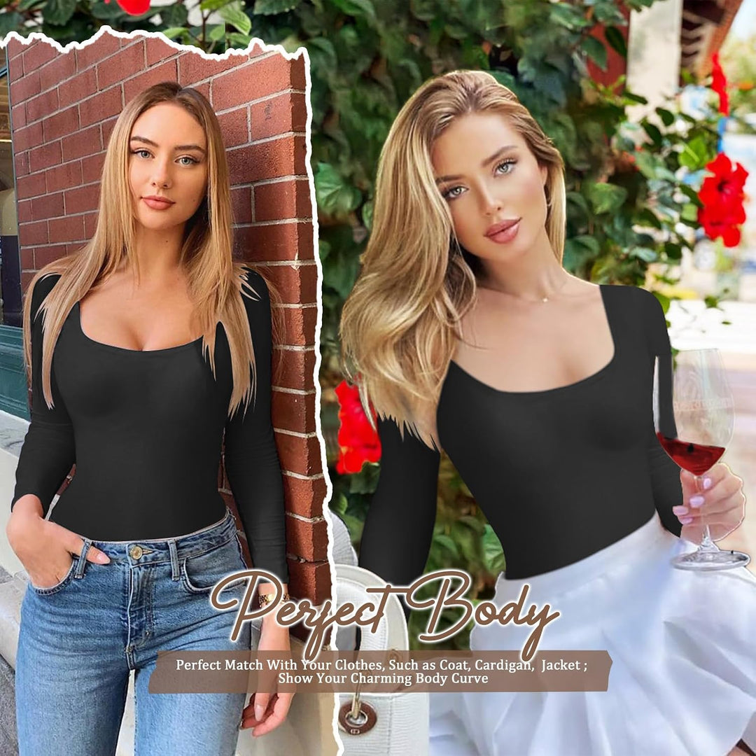 Body Damen Langarm Bodysuit Bauchweg Formende Shaping Body Shaper für Frauen Elegant Slimming Shapew