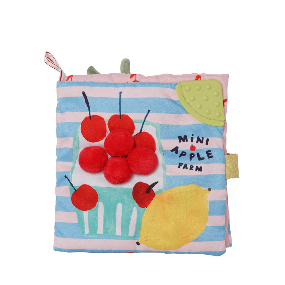Manhattan Toy Mini-Apple Farm Crinkle-Buch für weiche Aktivitäten für Babys und Kleinkinder mit Entd