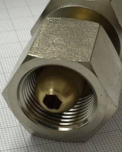 HTD Gewindeadapter Sauerstoff G3/4" Aussengewinde Sauerstoff CGA-540 Innengewinde