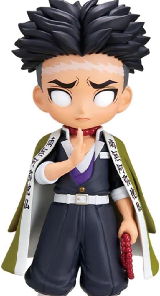 BANDAI Banpresto Figur Q Posket Gyomei Himejima - Demon Slayer: Kimetsu No Yaiba (Ver.A), 15 cm, Meh