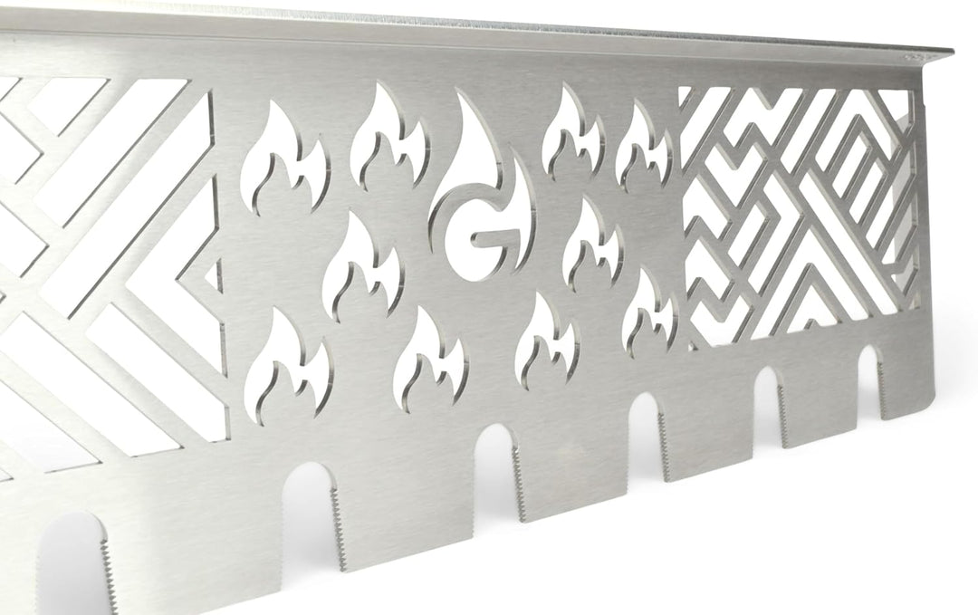 Grillrost.com Das Original Edelstahl Warmhalterost Multi-Station - Napoleon Rogue, Freestyle, Legend