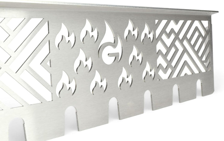 Grillrost.com Das Original Edelstahl Warmhalterost Multi-Station - Napoleon Rogue, Freestyle, Legend
