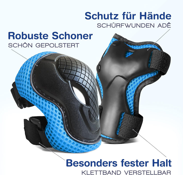 Liebkern Knieschoner Kinder - Ab 2 Jahre - Sicherheitsgeprüft und Komfortabel - Robuste Inliner Scho