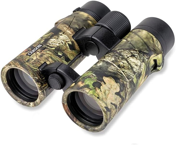 Carson RD Full-Size Fernglas, Doppelstegdesign, 10x42mm, Mossy Oak Tarnoptik, wasserdicht, robust, b