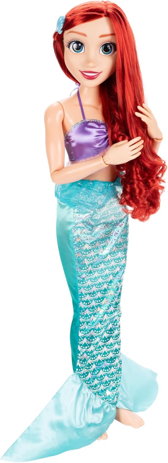 Disney Princess Playdate Arielle Puppe mit Zubehör, 80cm, Arielle