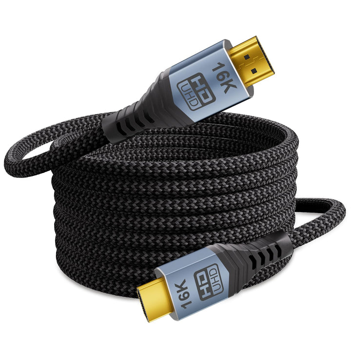 HDMI 2.2 Kabel 5m, 96Gbps Ultra High Speed Hdmi Kabel Unterstützt 16K@60Hz 8K@240Hz 4K@480Hz, eARC,