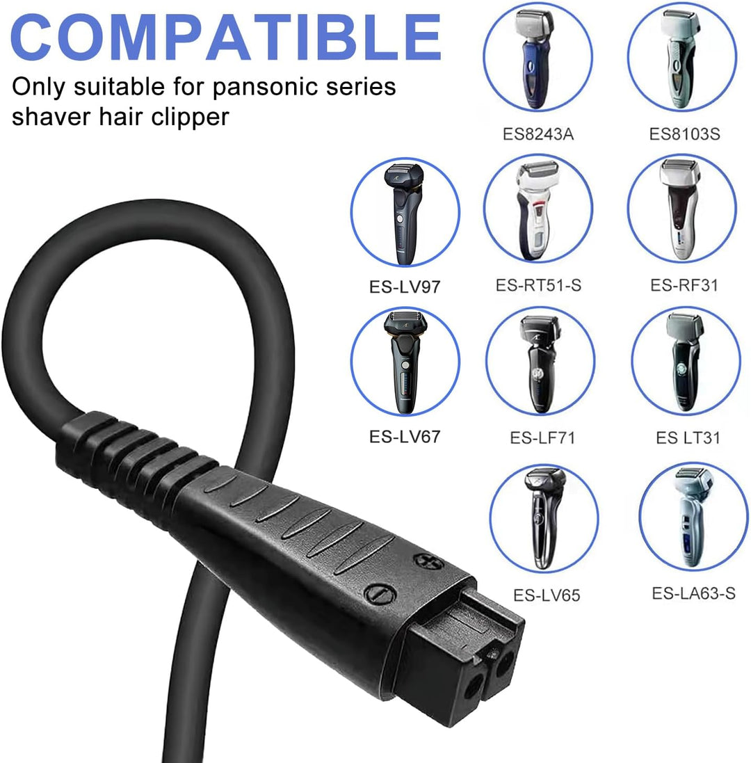 KFD Netzteil 5,4V Ladegerät Ladekabel für Panasonic ER-GP80 Rasierer ES-RT67 Ersatz Wet Dry Haarschn