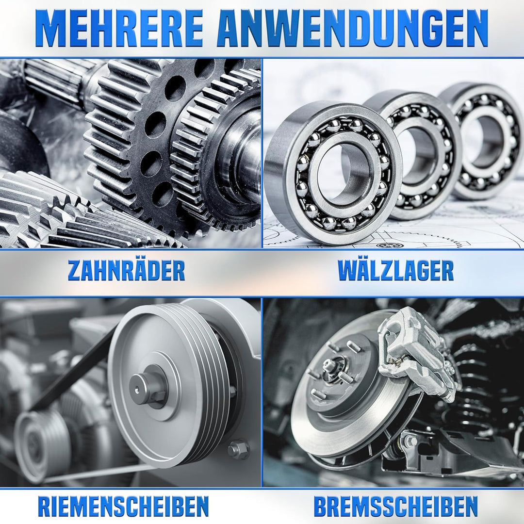 3-Backen-Zahnradabzieher, robustes Lagerentfernungswerkzeug für Riemenscheibe, Schwungrad und Bremss