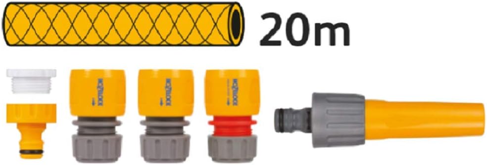 Hozelock Schlauchbox mit 20 m-Schlauch Einzelbett, Einzelbett