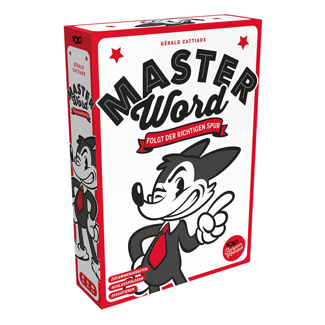 Le Scorpion Masqué | Master Word | Partyspiel | Ratespiel | 2-6 Spieler | Ab 12+ Jahren | 15+ Minute