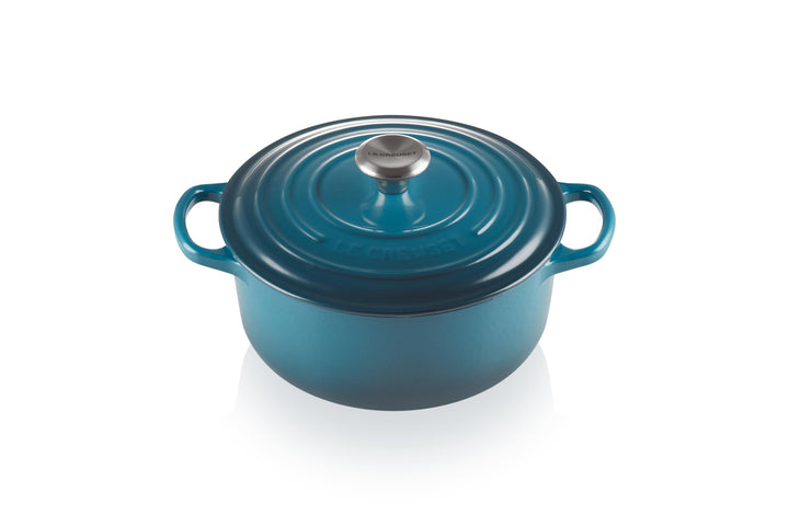 Le Creuset Signature Gusseisen-Bräter mit Deckel, Ø 20 cm, Rund, Für alle Herdarten und Induktion ge