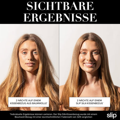 Slip Silk Kissenbezug aus Seide - zum Schutz der Haare, gegen Schlaffalten und Akne - Kissenbezug au
