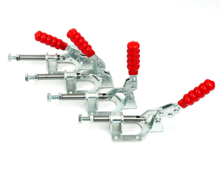 INGDAUM® 4 Stück GH-302FM Schubstangenspanner, Einstellbar, Kniehebelspanner, Schnellspanner Knebelk