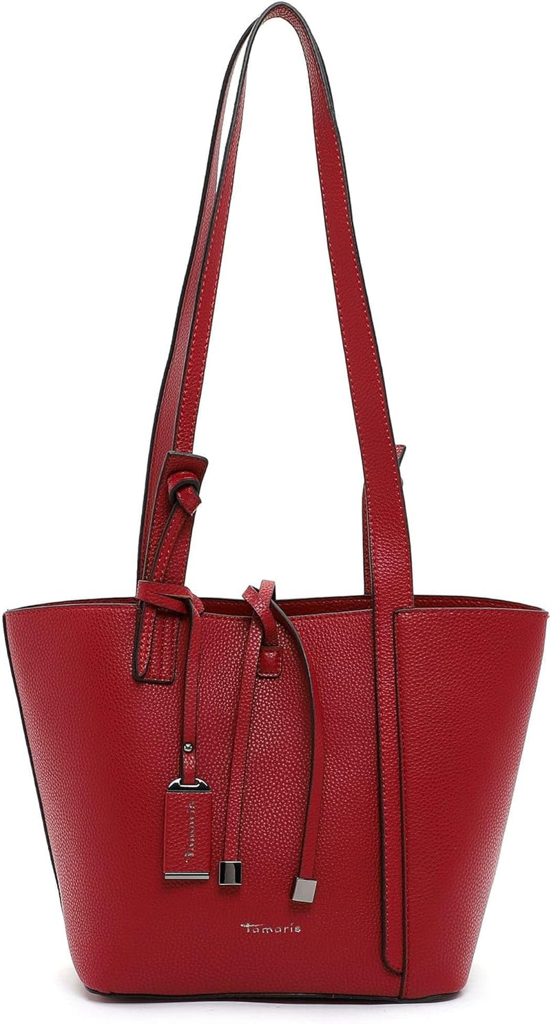 Tamaris Shopper Janika 32011 Damen Handtaschen Uni Einheitsgrösse Darkred 606, Einheitsgrösse Darkre