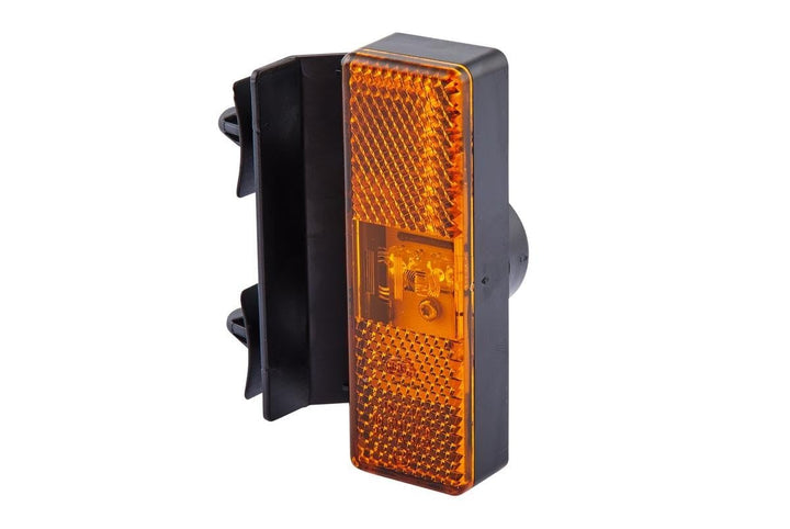 HELLA - Seitenmarkierungsleuchte - LED - 24V - Anbau/geclipst - Lichtscheibenfarbe: gelb - LED-Licht