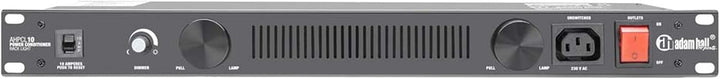 Adam Hall 19" Parts PCL 10 - Power Conditioner mit Rack-Beleuchtung, Schwarz